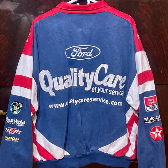 Nascar Ford Racing Quality Care Jacket XL NWOT - Picture 2 of 10